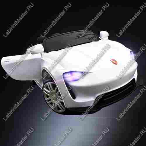 Детский электромобиль "Porshe" белый
