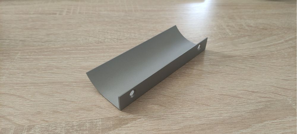 Ручка мебельная торцевая СА-4 96мм./124мм. Матовый хром