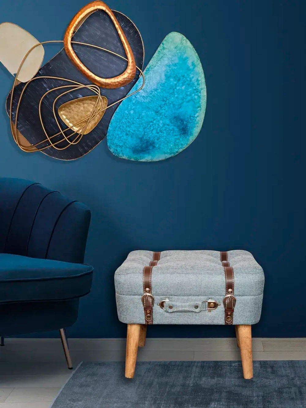 Пуфики для прихожей с ящиком 2 шт