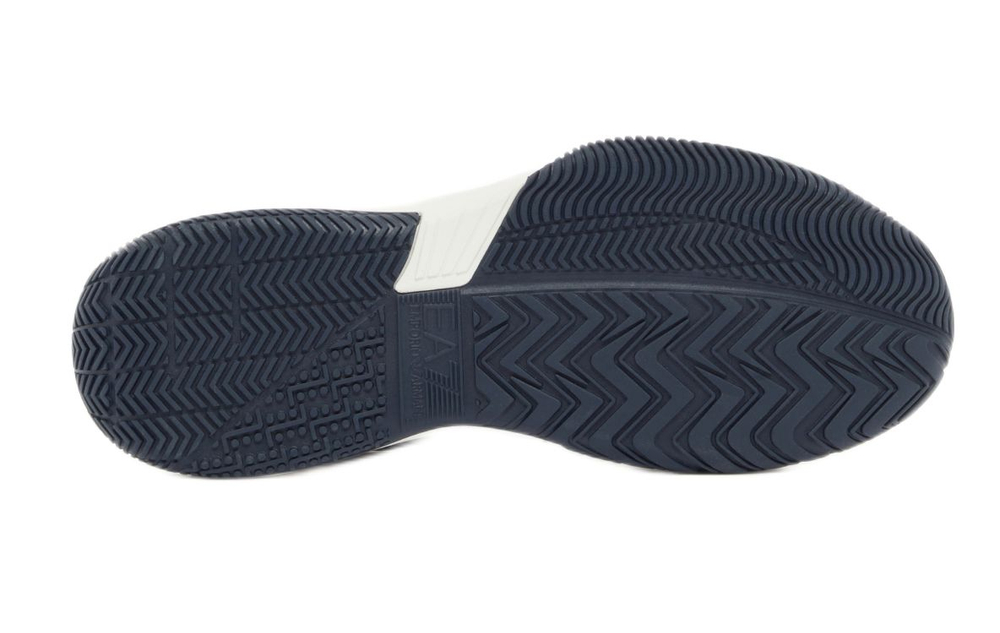 Теннисные кроссовки EA7 Unisex Woven Sneaker - white/sky captain