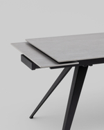 Стол раздвижной Лоуренс 120-180х80х76 см Armani Grey керамика