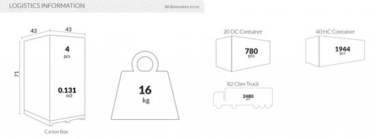 Табурет пластиковый полубарный Tom Bar 65