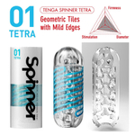 Мастурбатор Tenga SPINNER Tetra – спиральный механизм, 13 см
