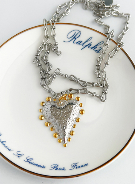 Подвеска Сердце bubbles