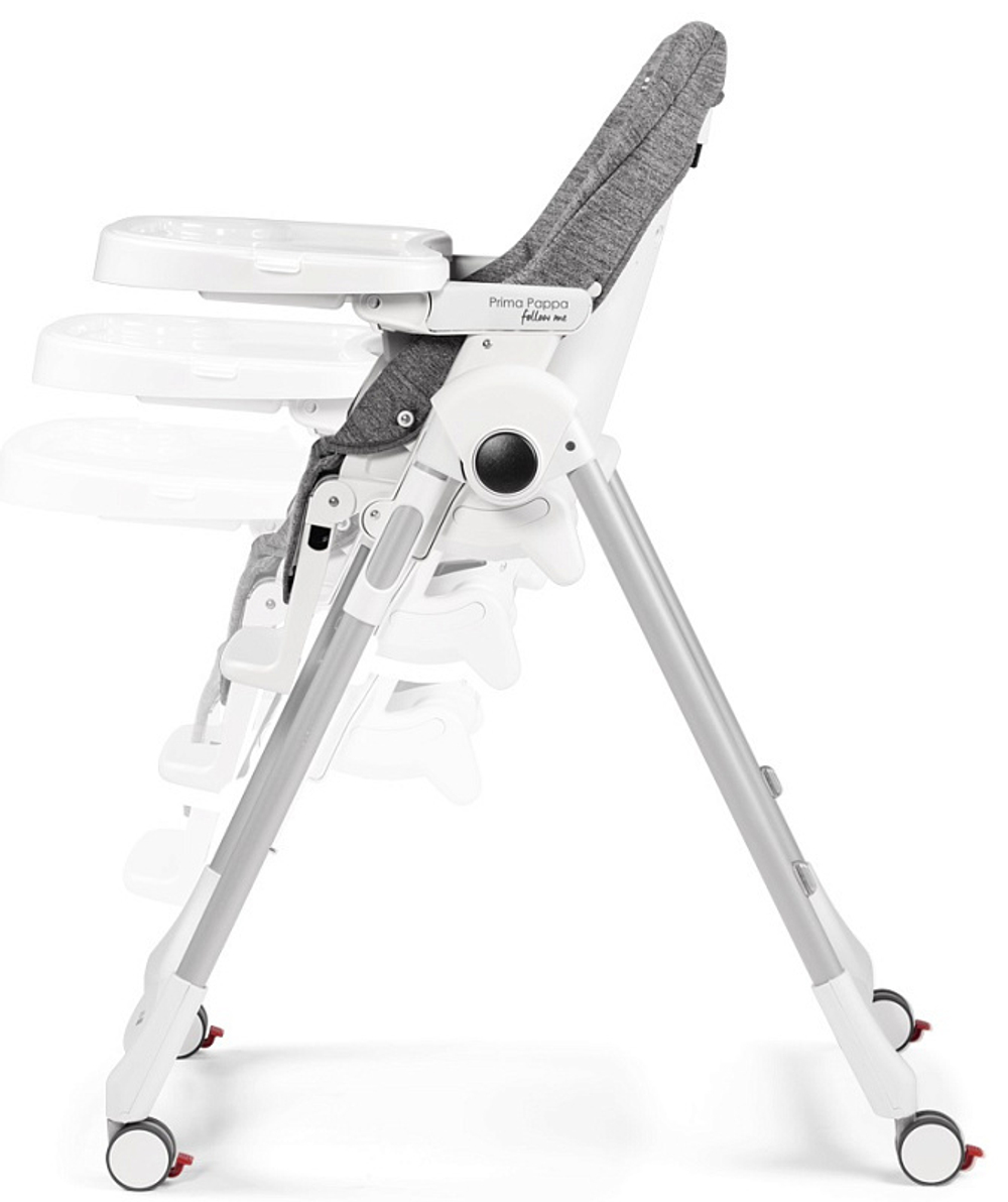 Стульчик для кормления Peg Perego Prima Pappa Follow Me Wonder Grey