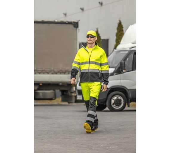 Куртка сигнальная желтая EXTER SOFTSHELL Högert, арт. HT5K335