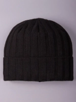 Шапка бини зимняя вязаная