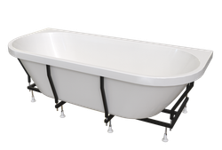 Акриловая ванна Вальс Макси 180х80, рама-подставка