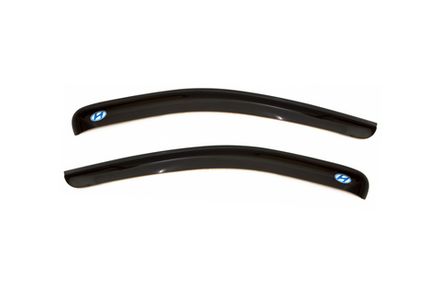 Дефлектор окон 2 шт. HYUNDAI STAREX H1 II 2007-, накладной, скотч 3М