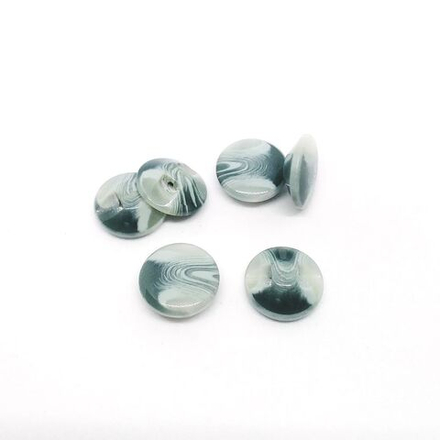 Т6 декор пришив.элемент, 12 мм, цв.серо-зеленый