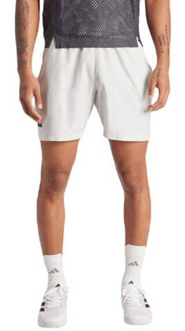 Мужские теннисные шорты Adidas Tennis Heat.Rdy Shorts And Inner Shorts Set - серый
