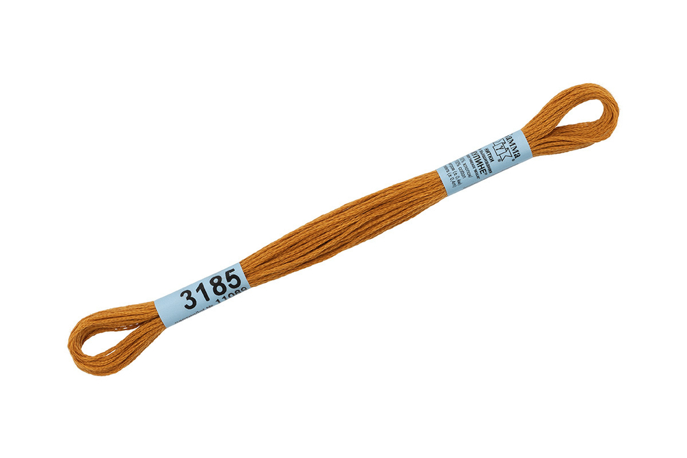 Мулине  "Gamma", 100% хлопок, 8 м, №3185