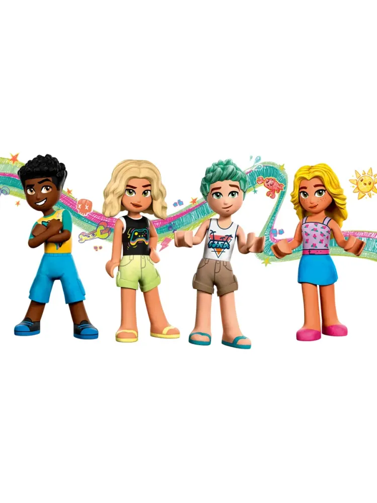 Конструктор Friends 41737 Пляжный парк развлечений