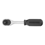 Ключ-трещотка 1/4", 45 зубьев, с быстрым сбросом, CrV, хром Сибртех 14000