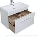 Тумба с раковиной Aquanet Августа 274019 90 белый