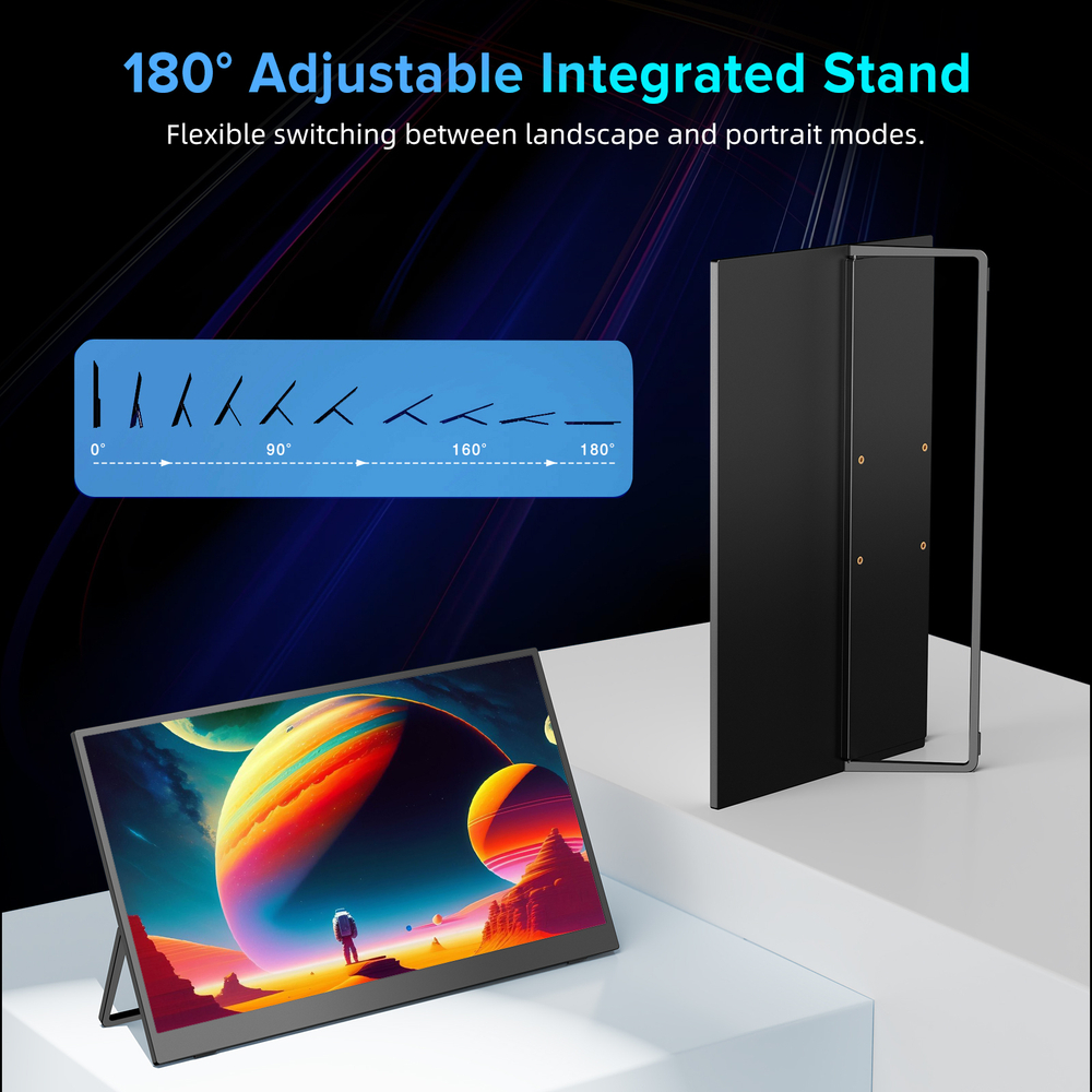 17.3" Портативный монитор Uperfect 2K IPS 2560x1440, 144 Гц