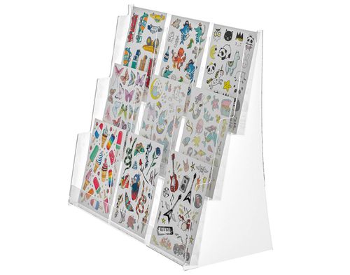 Стойка горка ярусная для картинок , тату , открыток