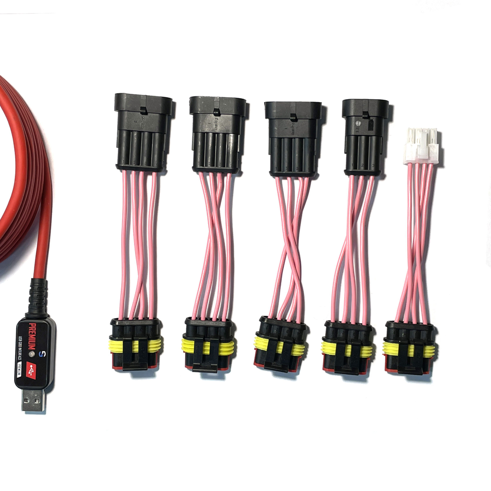 Кабель для ГБО FTDI УНИВЕРСАЛЬНЫЙ ПРЕМИУМ (КОМПЛЕКТ 6 РАЗЪЕМОВ)