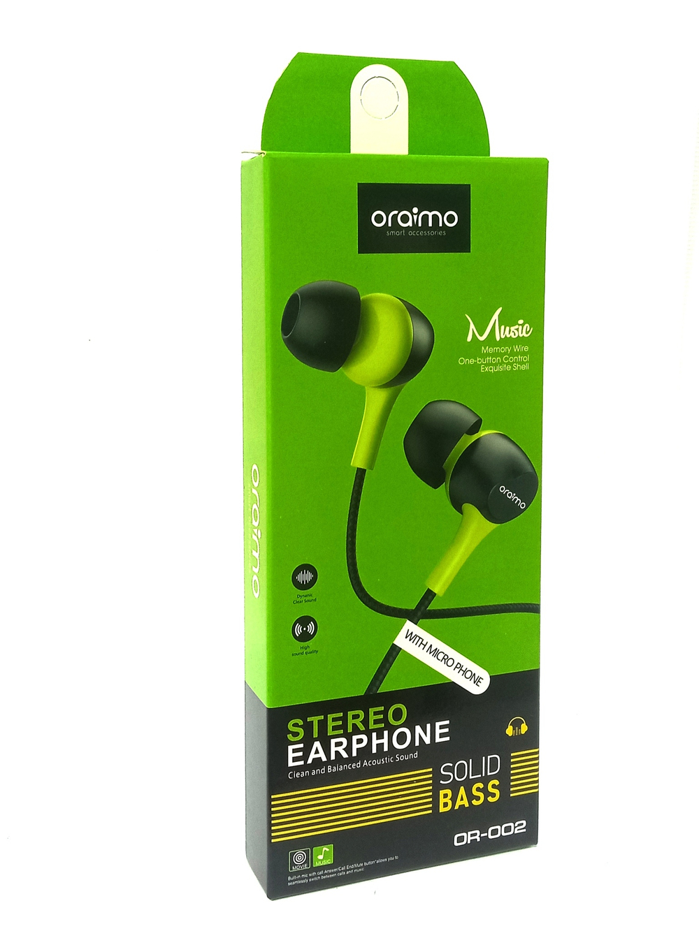 Наушники проводные Oraimo OR-002 (Mic)