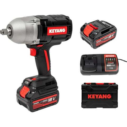 Аккумуляторный ударный гайковерт KEYANG 2 АКБ 5 А*ч IW20BLH-1000V (Set)