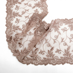 Вышивка на сетке Adeline ПУДРА, 21см