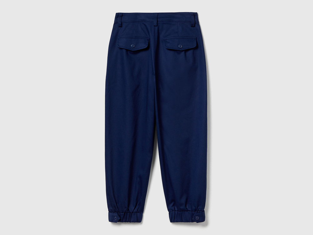 Benetton Брюки-джоггеры из хлопка в стиле «Stranger Things», темно-синий