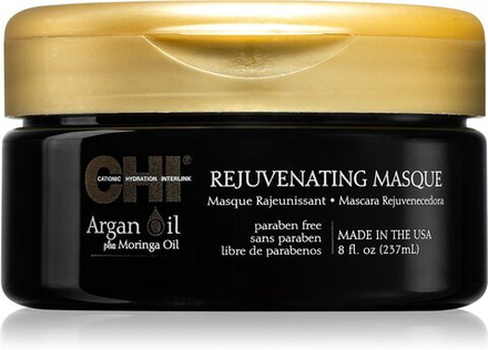CHI Argan Oil Rejuvenating Masque - питательная маска для сухих и поврежденных волос /   237  ml  / GTIN 633911749388
