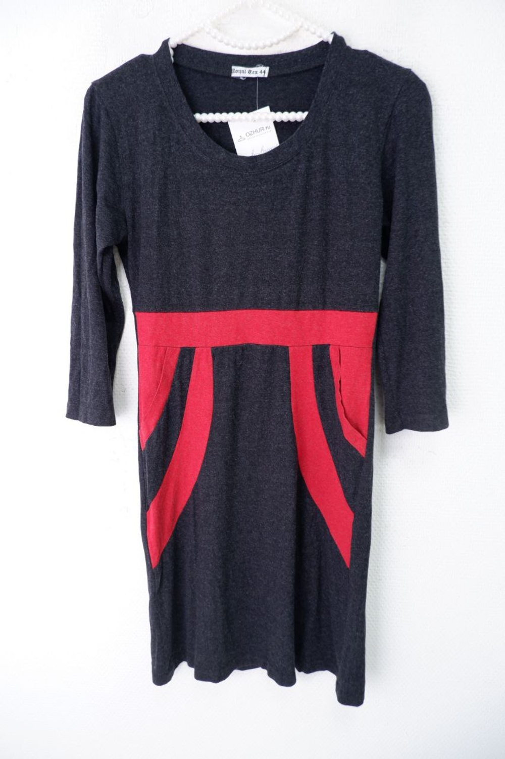 Платье комбинированное 44 размер