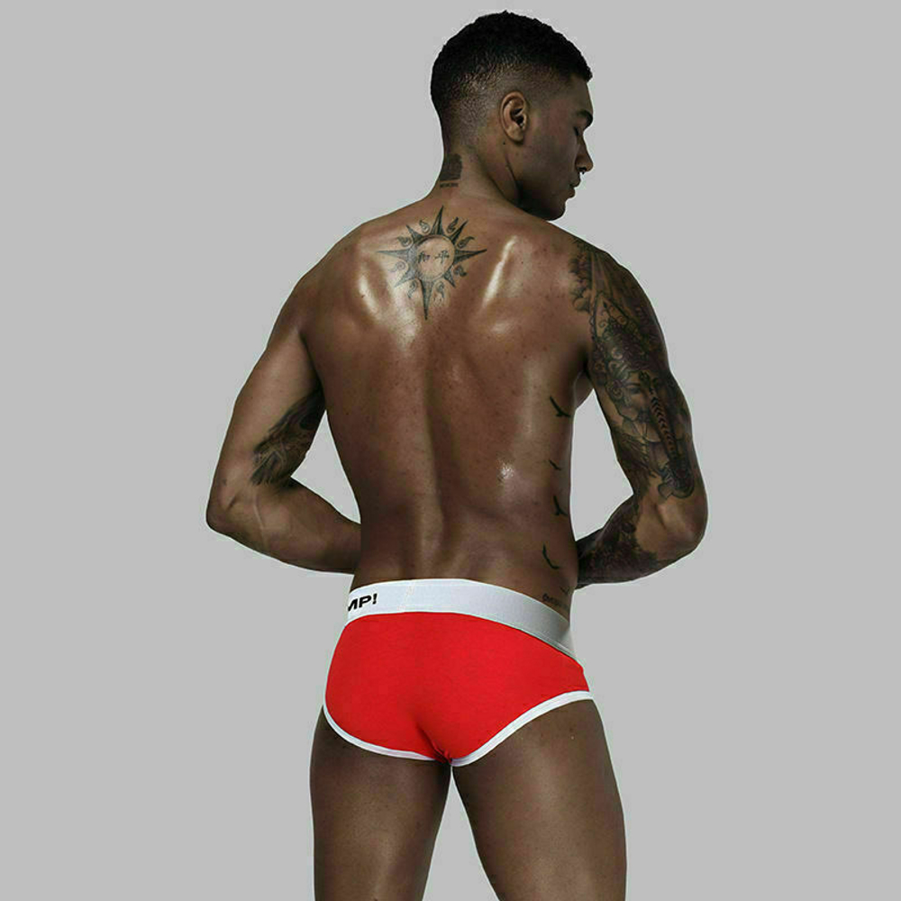 Мужские трусы брифы красные PUMP! PU013-8