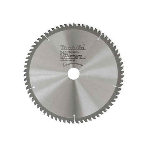 Диск по алюминию 260x30x1.8x100T Makita D-03975