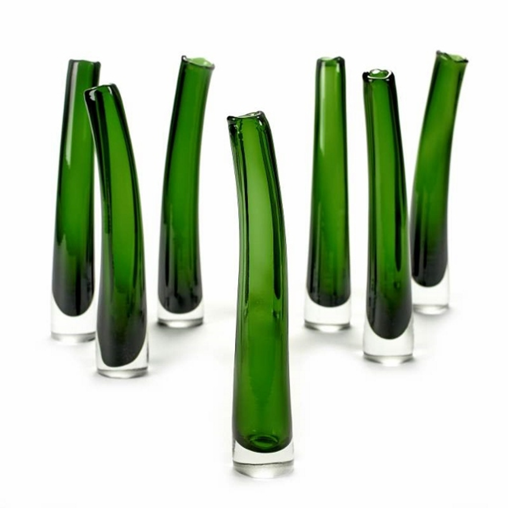 Ваза Elli SEMPRE стекло/smaragd 40х40х250h