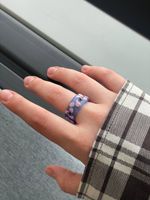 Кольцо Сирень, стекло