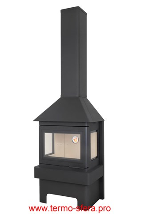 Камин ПРАГА три стекла