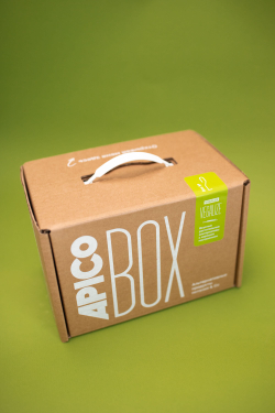 Набор продуктов APICO BOX №2 "VEGALIZE", подарочный набор из 8-ми продуктов питания, подарок на новый год