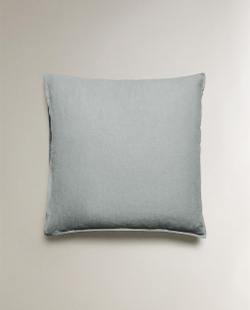 Наволочка Zara Home хлопок, лён 100%, однотонный, 3110/091