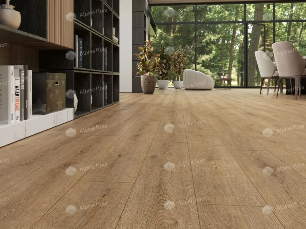 Каменно-полимерная плитка Alpine Floor Solo Plus Ларгетто ЕСО 14-301