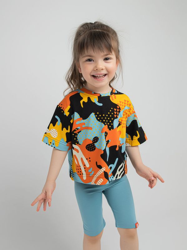 Футболка оверсайз укороченная 