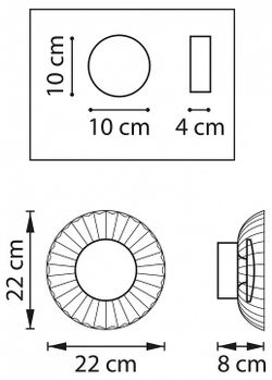 Накладной светильник Lightstar Celesta 809013