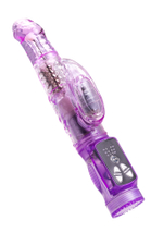 Вибратор с клиторальным стимулятором A-Toys by TOYFA High-Tech fantasy, TPE, фиолетовый, 22 см