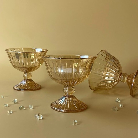 Lenardi 588-600 Набор из 6 креманок 185мл в под.уп.(х8)Стекло