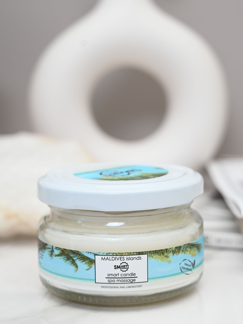 Волшебное  питальное масло-свеча для салонных СПА процедур 100 мл (Мальдивы)