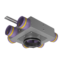 Присоединительная коробка проходная KVF 160/160/90×6 на 6 выходов