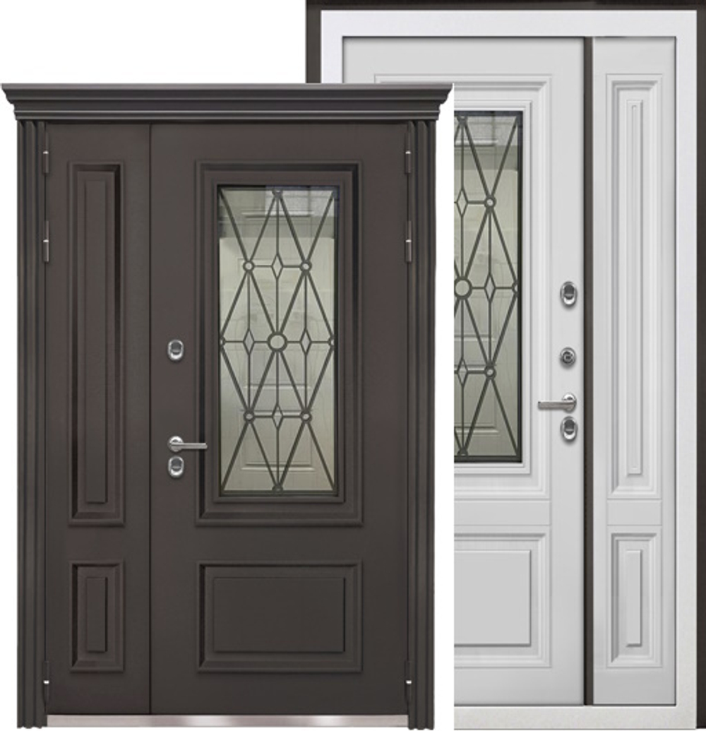 Входная дверь Ирида Терма Муар Тобакко