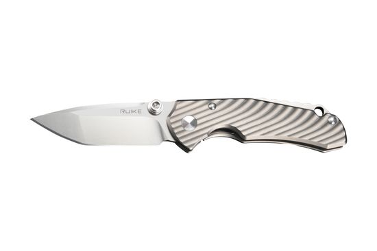 Складной нож Ruike M671-TZ c клинком из стали 154CM, рукоять титан
