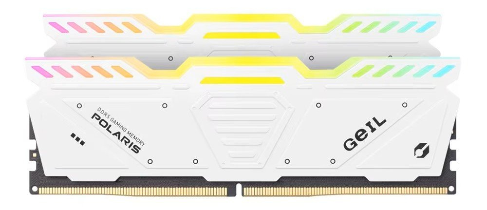 Оперативная память 32GB Kit (2x16GB) GEIL Polaris RGB 5600Mhz DDR5 CL38 GOSW532GB5600C38ADC White