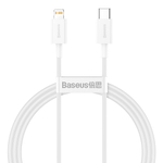 Lightning Кабель Baseus Superior Series Fast Charging Data Cable Type-C to iP PD 20W 1m - White