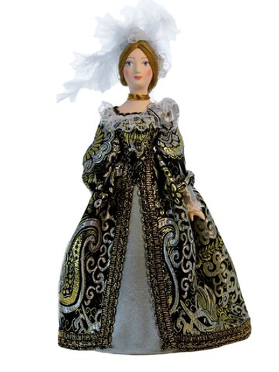 Кукла коллекционная Дама в придворном платье.