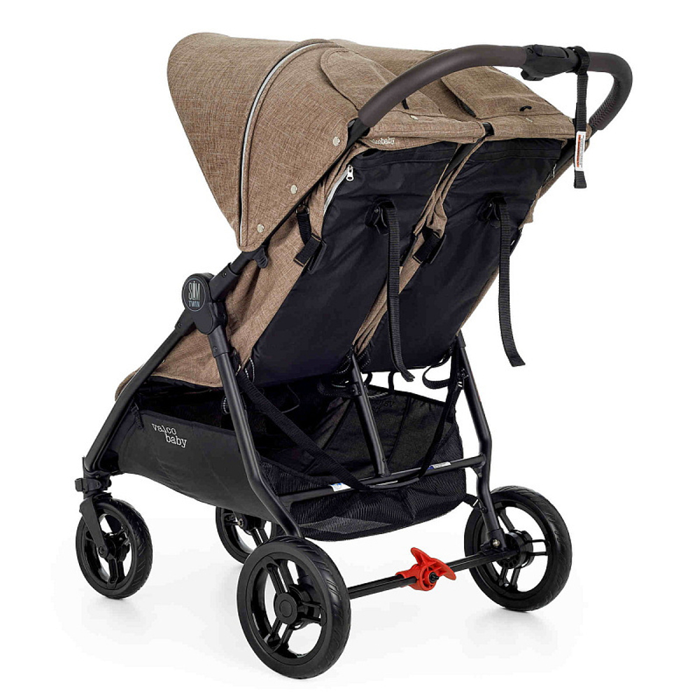 Прогулочная коляска для двойни Valco baby Slim Twin Tailormade Cappuccino