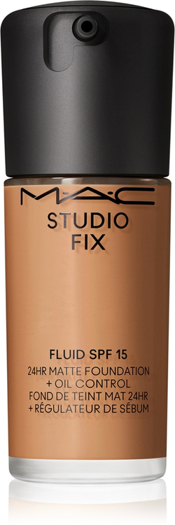 MAC Cosmetics Studio Fix Fluid SPF 15 24HR Matte Foundation + Oil Control - Тональная основа матирующая SPF 15 оттенок NC45.5, 30 ml