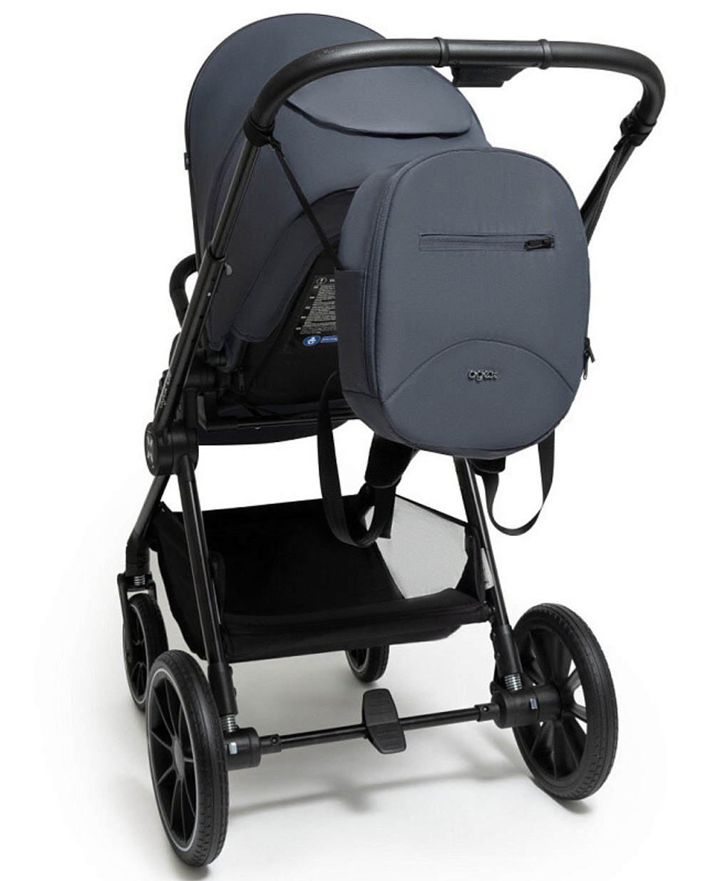 Коляска Agex Life 3 в 1 с автокреслом i-Safe Black ALG511 Grey (Серый)